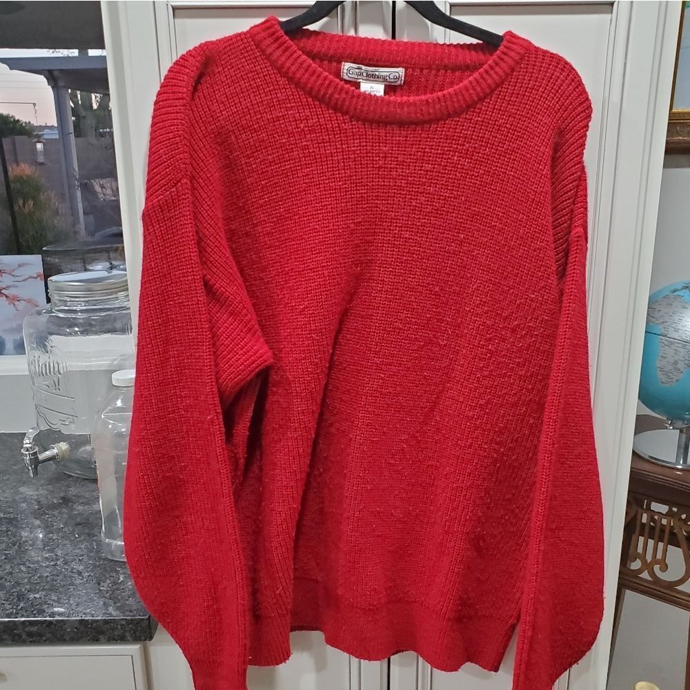 Women's Red GAP Clothing Company Sweater Size XL